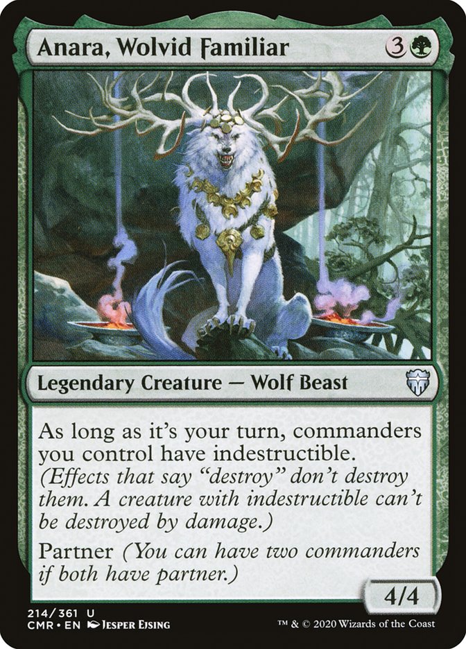 Anara, Wolvid Familiar [Commander Legends] | Gate City Games LLC