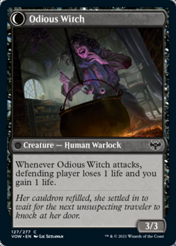 Ragged Recluse // Odious Witch [Innistrad: Crimson Vow] | Gate City Games LLC