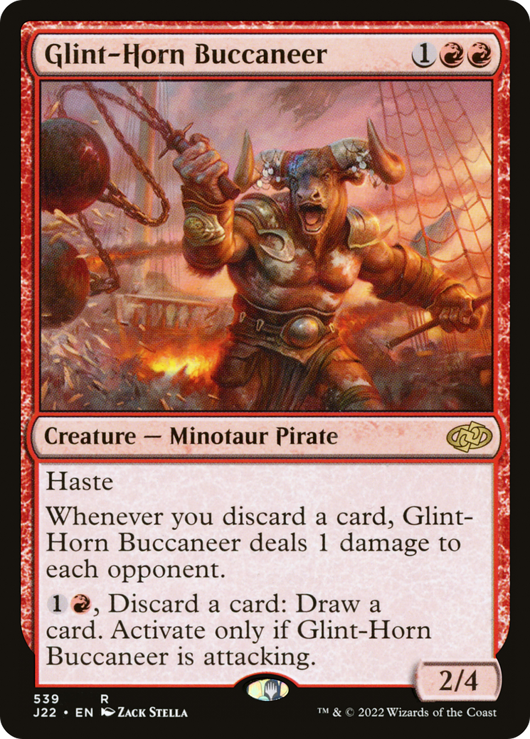 Glint-Horn Buccaneer [Jumpstart 2022] | Gate City Games LLC
