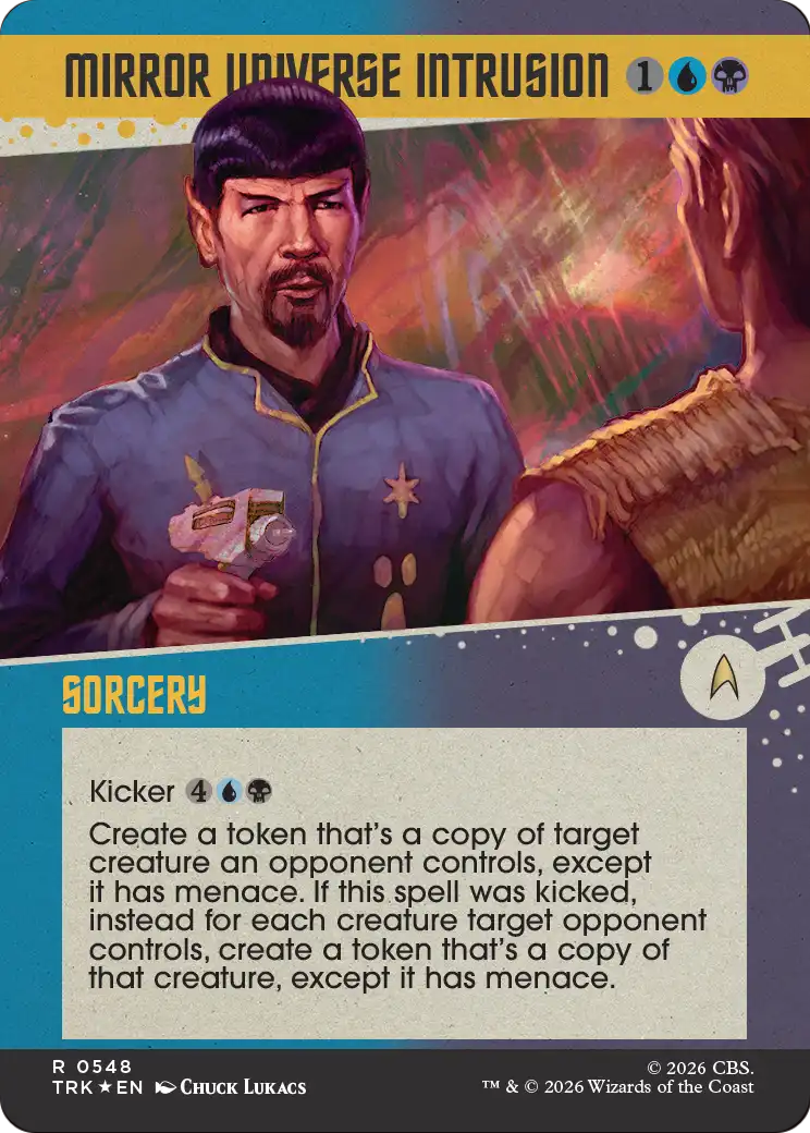 Mirror Universe Intrusion (Showcase) (Surge Foil) [Star Trek] | Gate City Games LLC