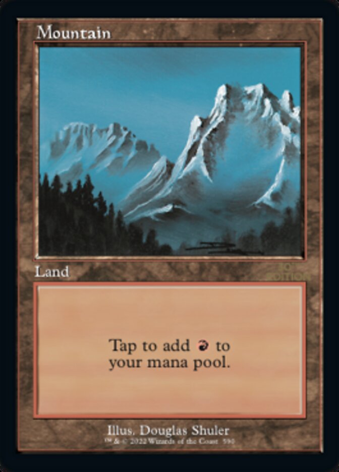 Mountain (Retro) (590) [30th Anniversary Edition] | Gate City Games LLC