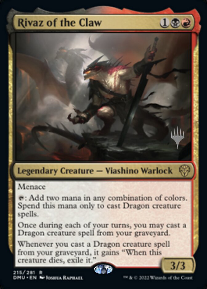 Rivaz of the Claw (Promo Pack) [Dominaria United Promos] | Gate City Games LLC
