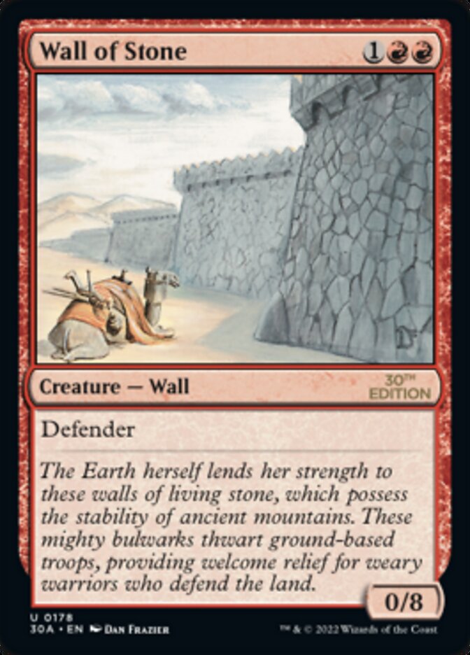 Wall of Stone [30th Anniversary Edition] | Gate City Games LLC