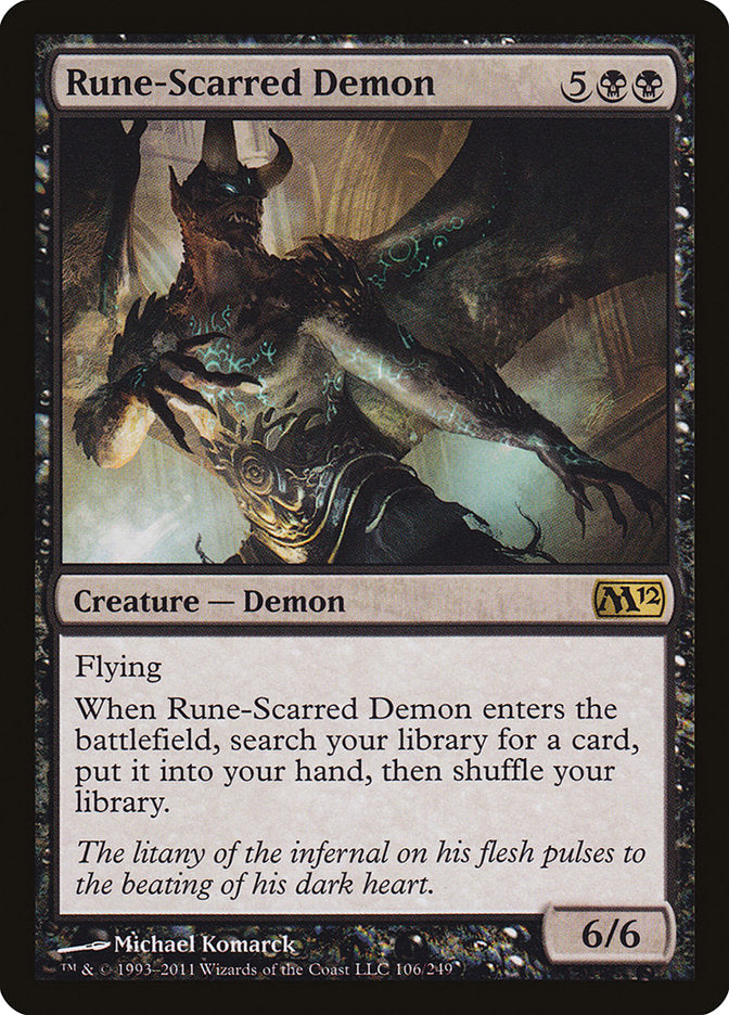 Rune-Scarred Demon [Magic 2012] | Gate City Games LLC