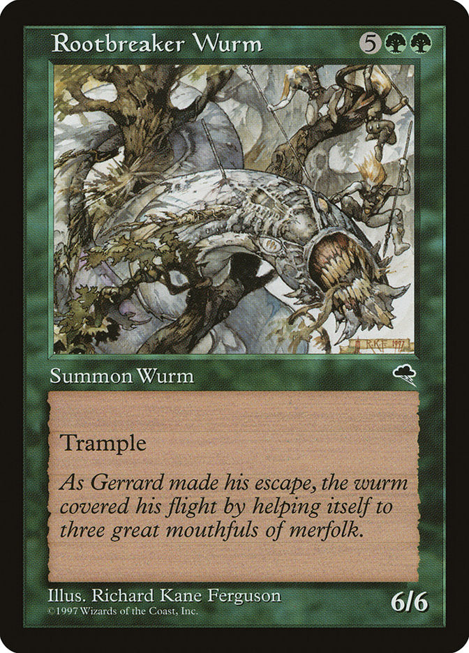Rootbreaker Wurm [Tempest] | Gate City Games LLC