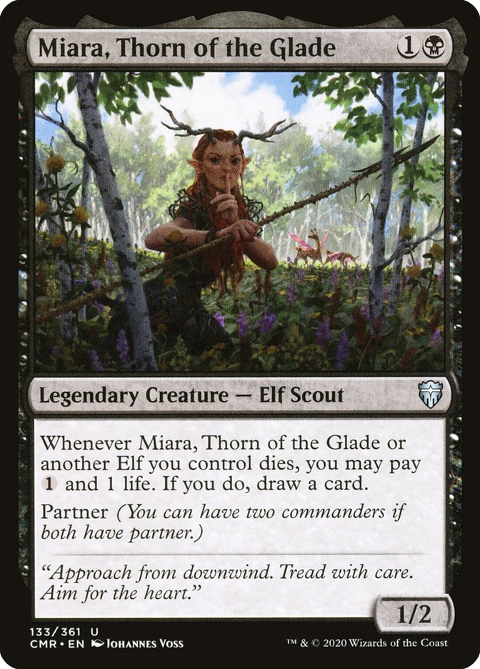 Miara, Thorn of the Glade [Commander Legends] | Gate City Games LLC