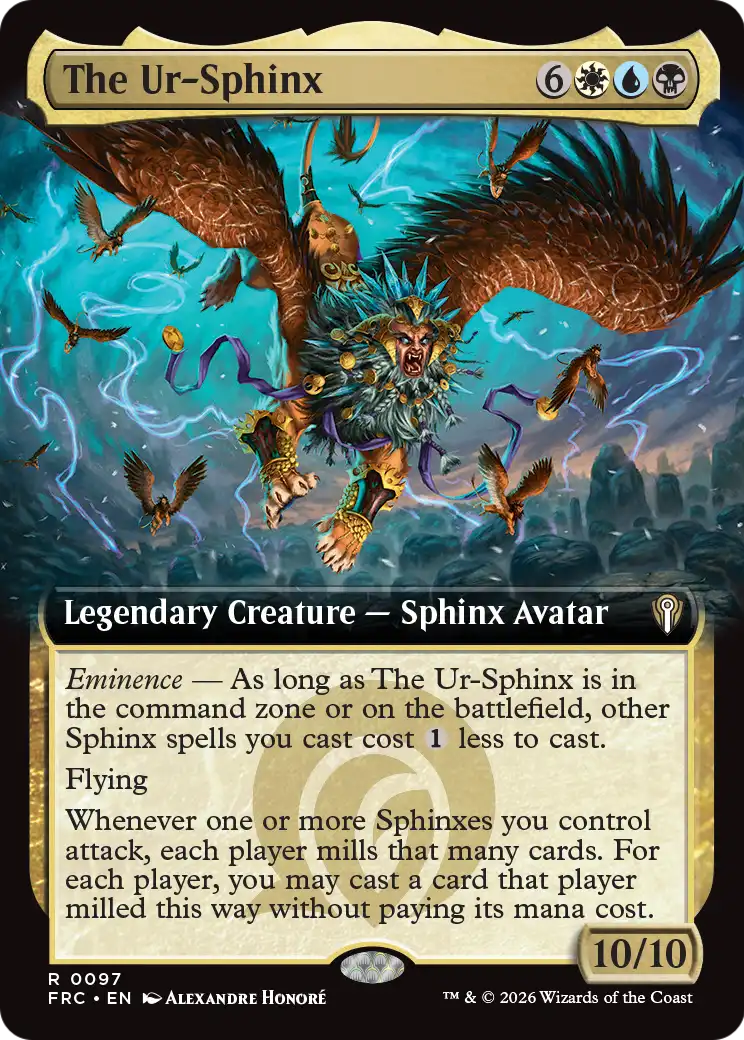 The Ur-Sphinx (Extended Art) [Reality Fracture Commander] | Gate City Games LLC