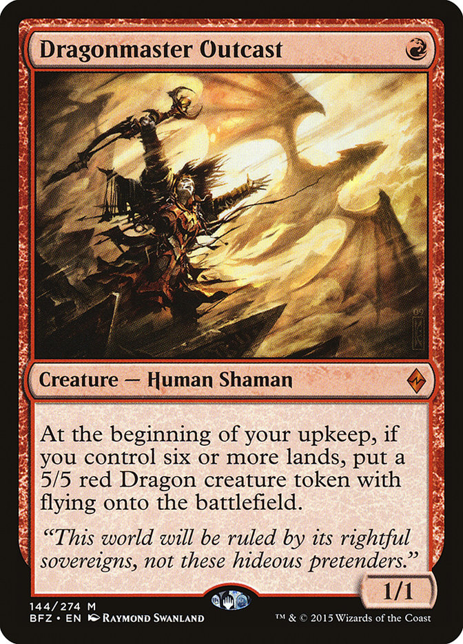 Dragonmaster Outcast [Battle for Zendikar] | Gate City Games LLC