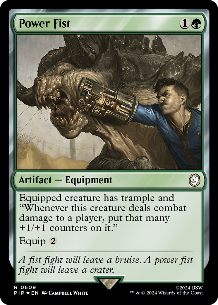 Power Fist (Surge Foil) [Fallout] | Gate City Games LLC