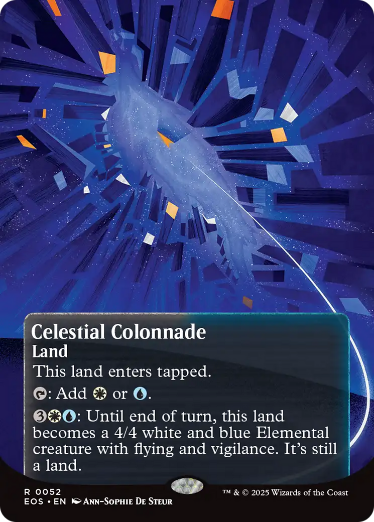 Celestial Colonnade (0052) (Borderless) [Edge of Eternities: Stellar Sights] | Gate City Games LLC