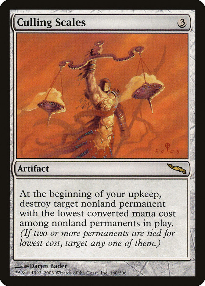 Culling Scales [Mirrodin] | Gate City Games LLC