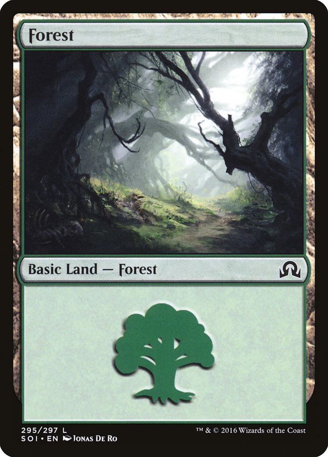 Forest (295) [Shadows over Innistrad] | Gate City Games LLC