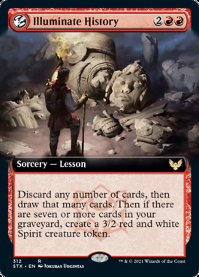 Illuminate History (Extended Art) [Strixhaven: School of Mages] | Gate City Games LLC