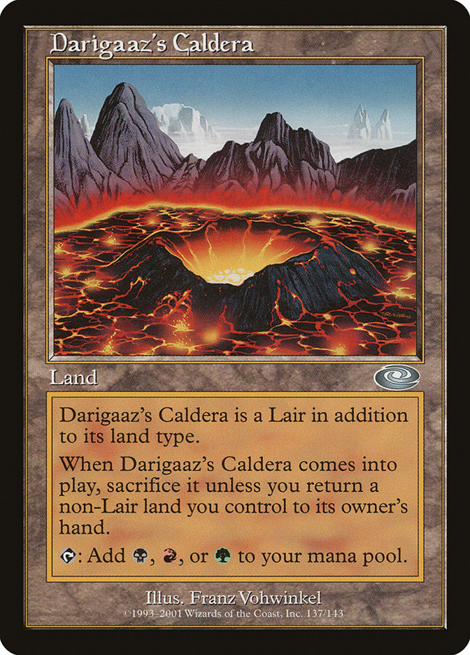 Darigaaz's Caldera [Planeshift] | Gate City Games LLC