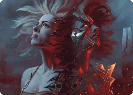 Thrill of Possibility Art Card [Phyrexia: All Will Be One Art Series] | Gate City Games LLC
