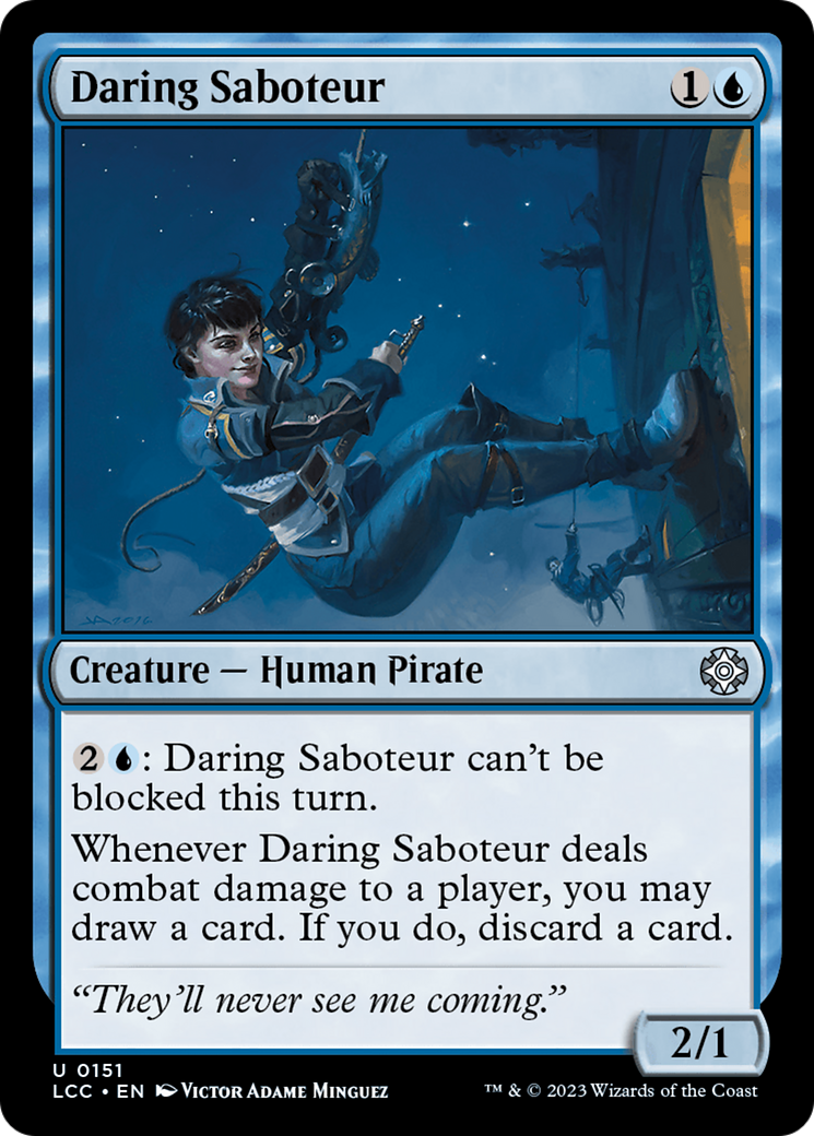 Daring Saboteur [The Lost Caverns of Ixalan Commander] | Gate City Games LLC