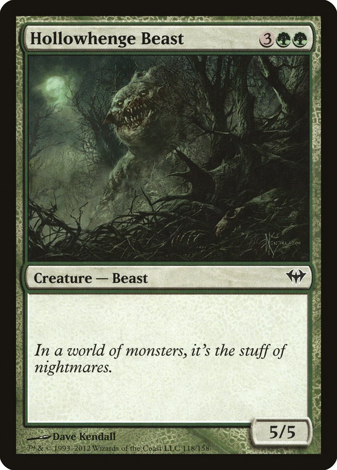 Hollowhenge Beast [Dark Ascension] | Gate City Games LLC