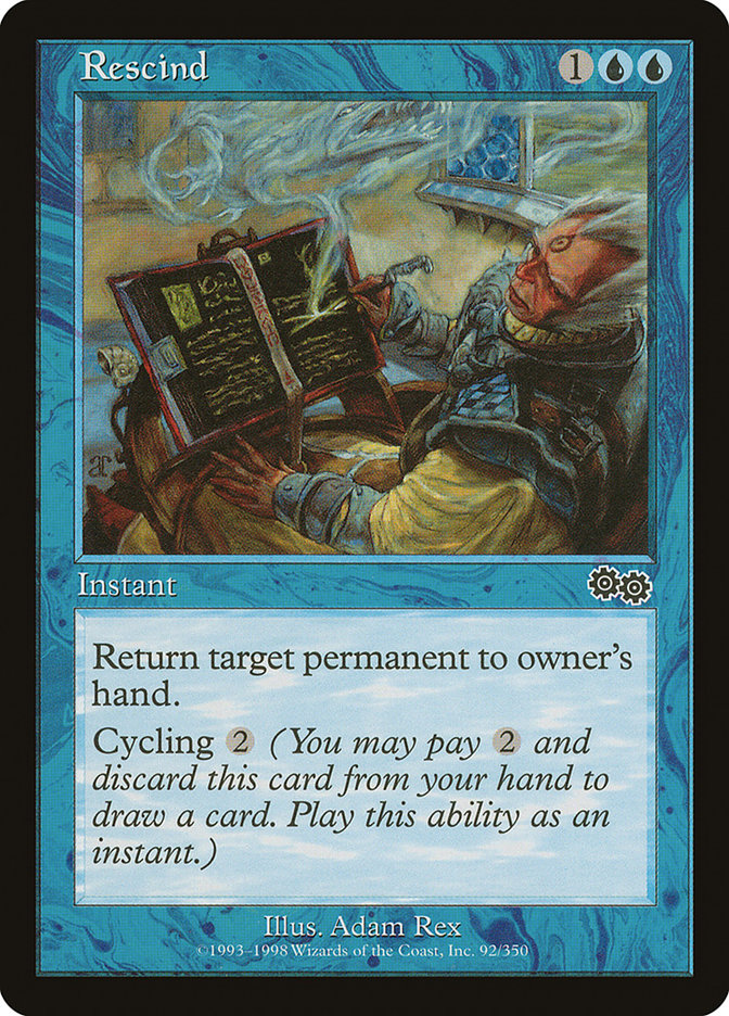 Rescind [Urza's Saga] | Gate City Games LLC