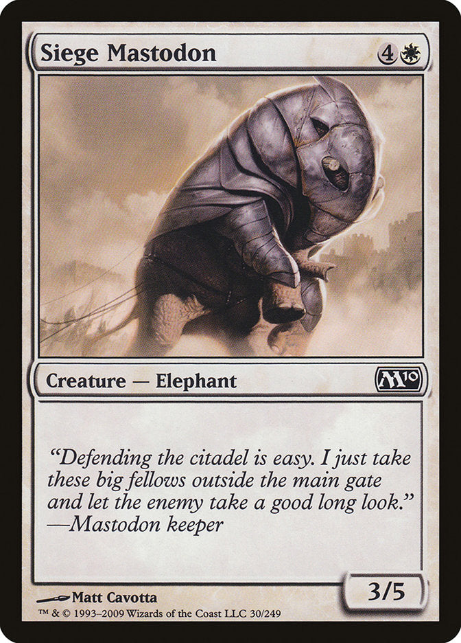 Siege Mastodon [Magic 2010] | Gate City Games LLC