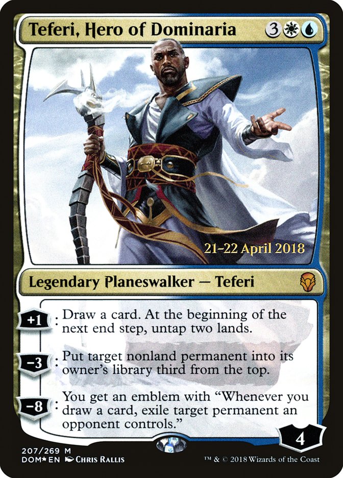Teferi, Hero of Dominaria [Dominaria Prerelease Promos] | Gate City Games LLC