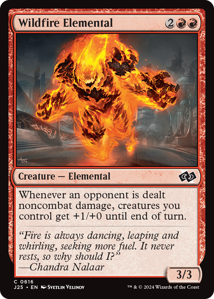 Wildfire Elemental [Foundations Jumpstart] | Gate City Games LLC