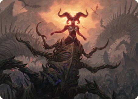 Sheoldred, the Apocalypse Art Card [Dominaria United Art Series] | Gate City Games LLC