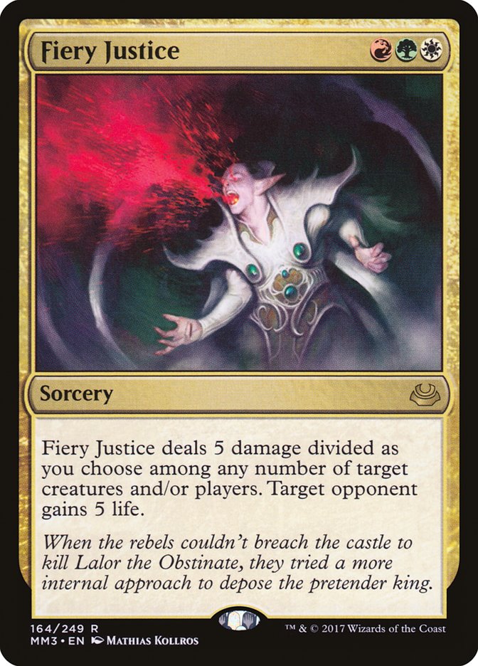 Fiery Justice [Modern Masters 2017] | Gate City Games LLC