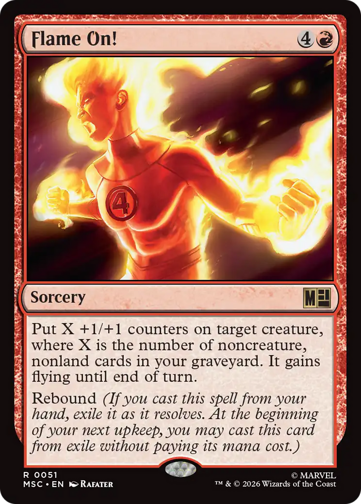 Flame On! (Surge Foil) [Marvel Super Heroes Commander] | Gate City Games LLC