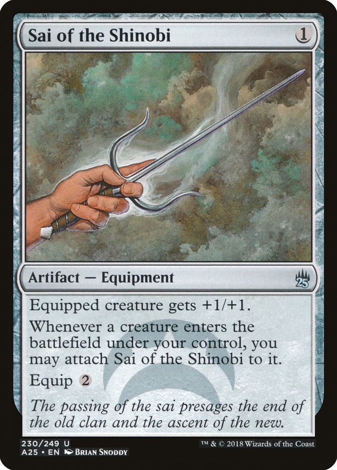 Sai of the Shinobi [Masters 25] | Gate City Games LLC