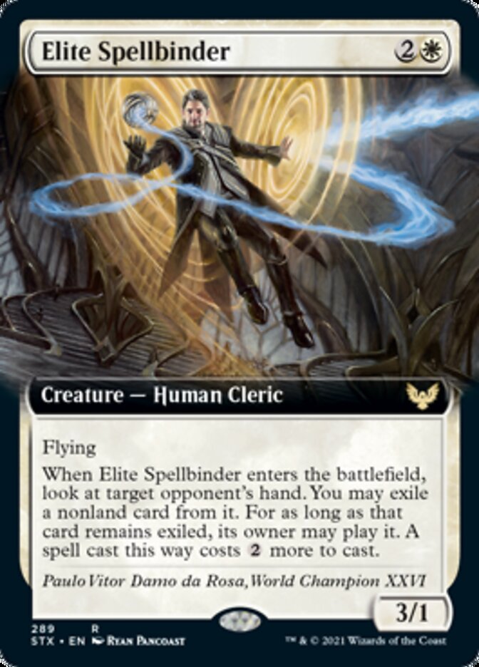 Elite Spellbinder (Extended Art) [Strixhaven: School of Mages] | Gate City Games LLC