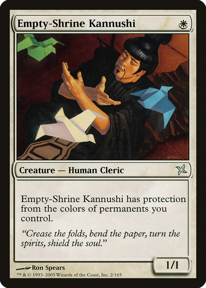 Empty-Shrine Kannushi [Betrayers of Kamigawa] | Gate City Games LLC