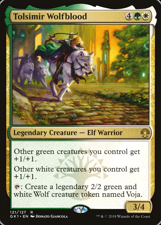 Tolsimir Wolfblood [Guilds of Ravnica Guild Kit] | Gate City Games LLC
