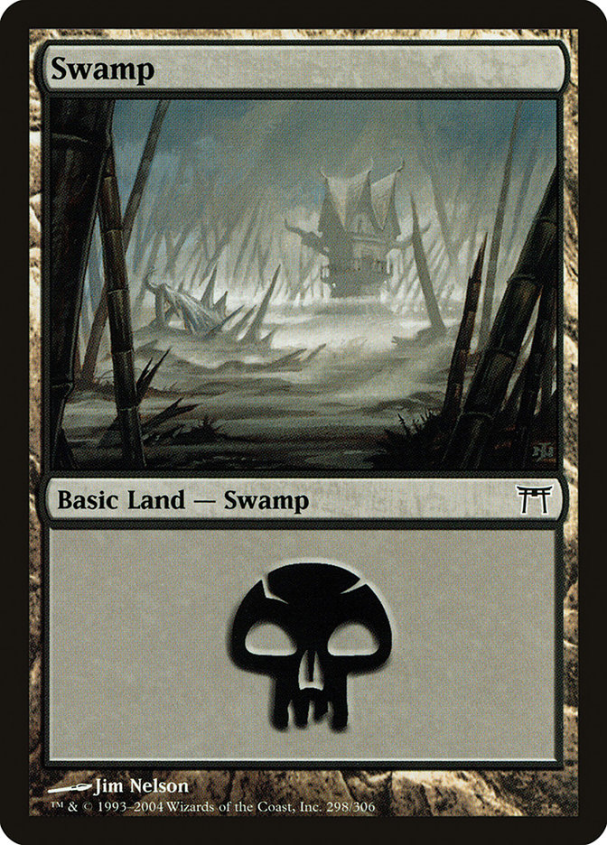 Swamp (298) [Champions of Kamigawa] | Gate City Games LLC