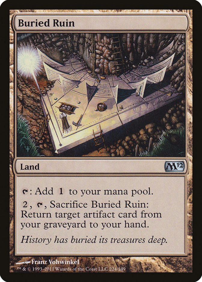 Buried Ruin [Magic 2012] | Gate City Games LLC