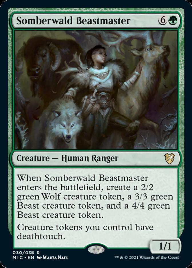 Somberwald Beastmaster [Innistrad: Midnight Hunt Commander] | Gate City Games LLC