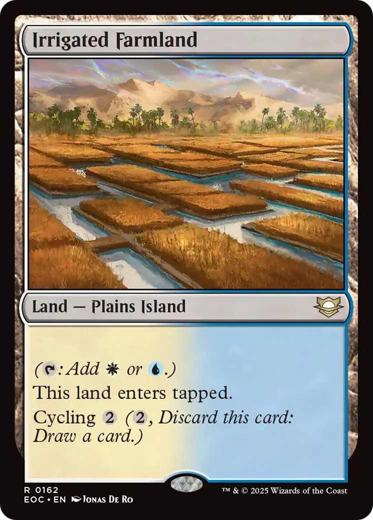 Irrigated Farmland [Edge of Eternities Commander] | Gate City Games LLC