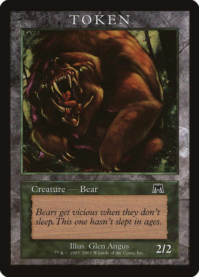 Bear Token [Magic Player Rewards 2003] | Gate City Games LLC