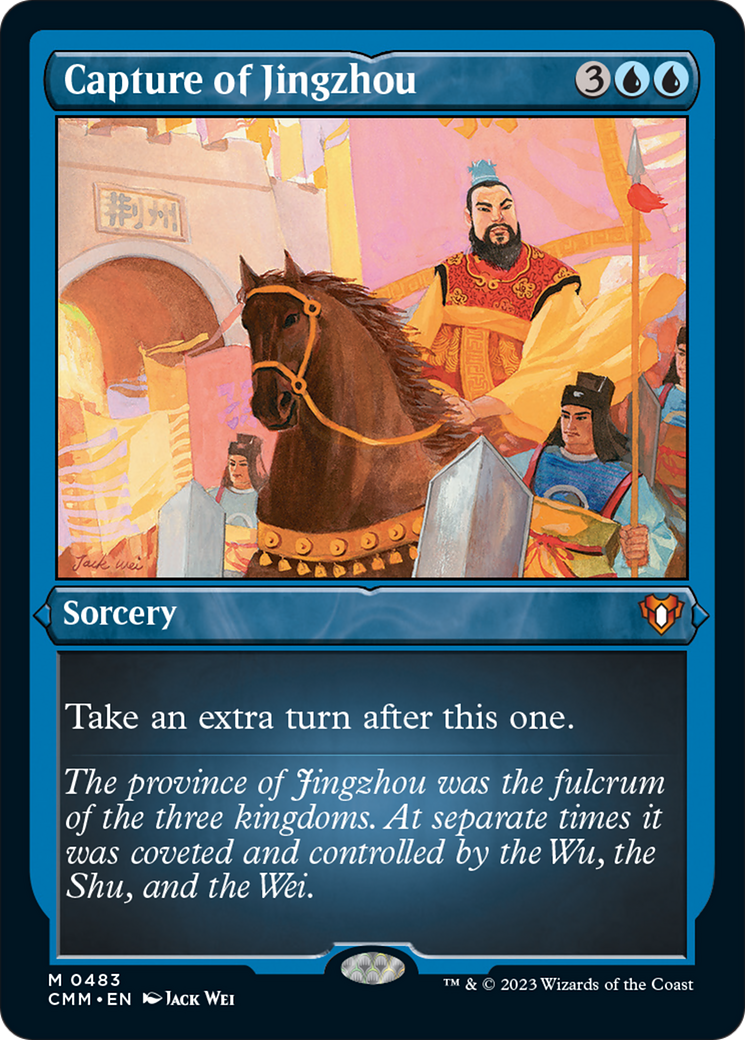 Capture of Jingzhou (Foil Etched) [Commander Masters] | Gate City Games LLC
