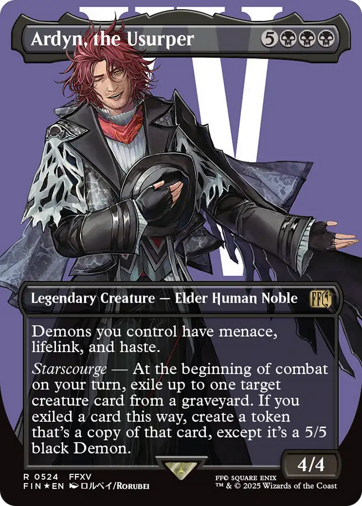 Ardyn, the Usurper (Borderless) (Surge Foil) [FINAL FANTASY] | Gate City Games LLC