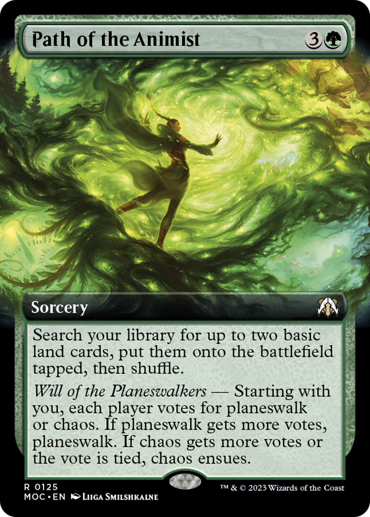 Path of the Animist (Extended Art) [March of the Machine Commander] | Gate City Games LLC