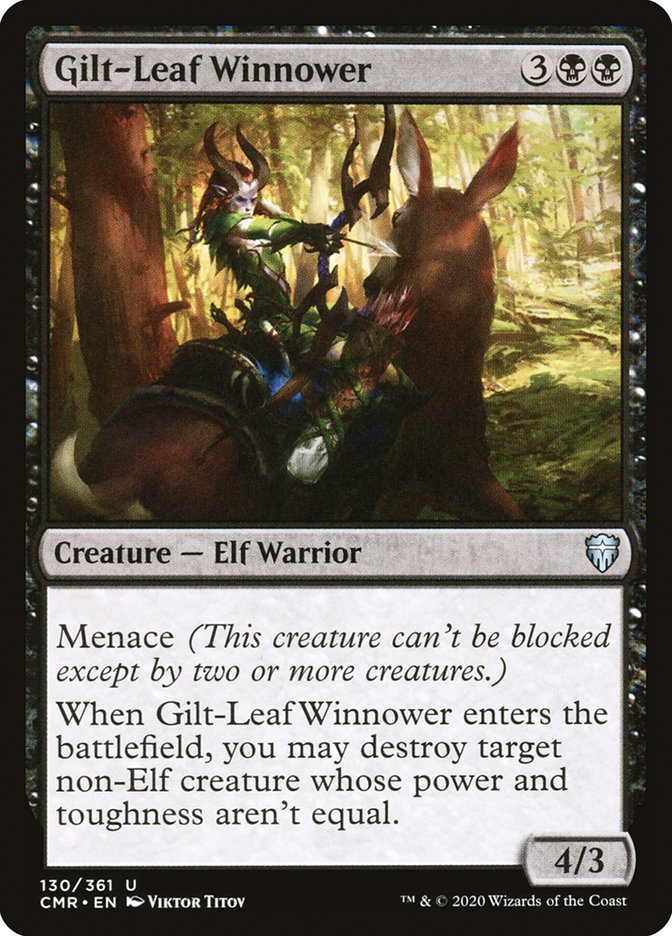 Gilt-Leaf Winnower [Commander Legends] | Gate City Games LLC