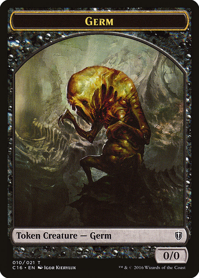 Germ // Spirit (006) Double-Sided Token [Commander 2016 Tokens] | Gate City Games LLC