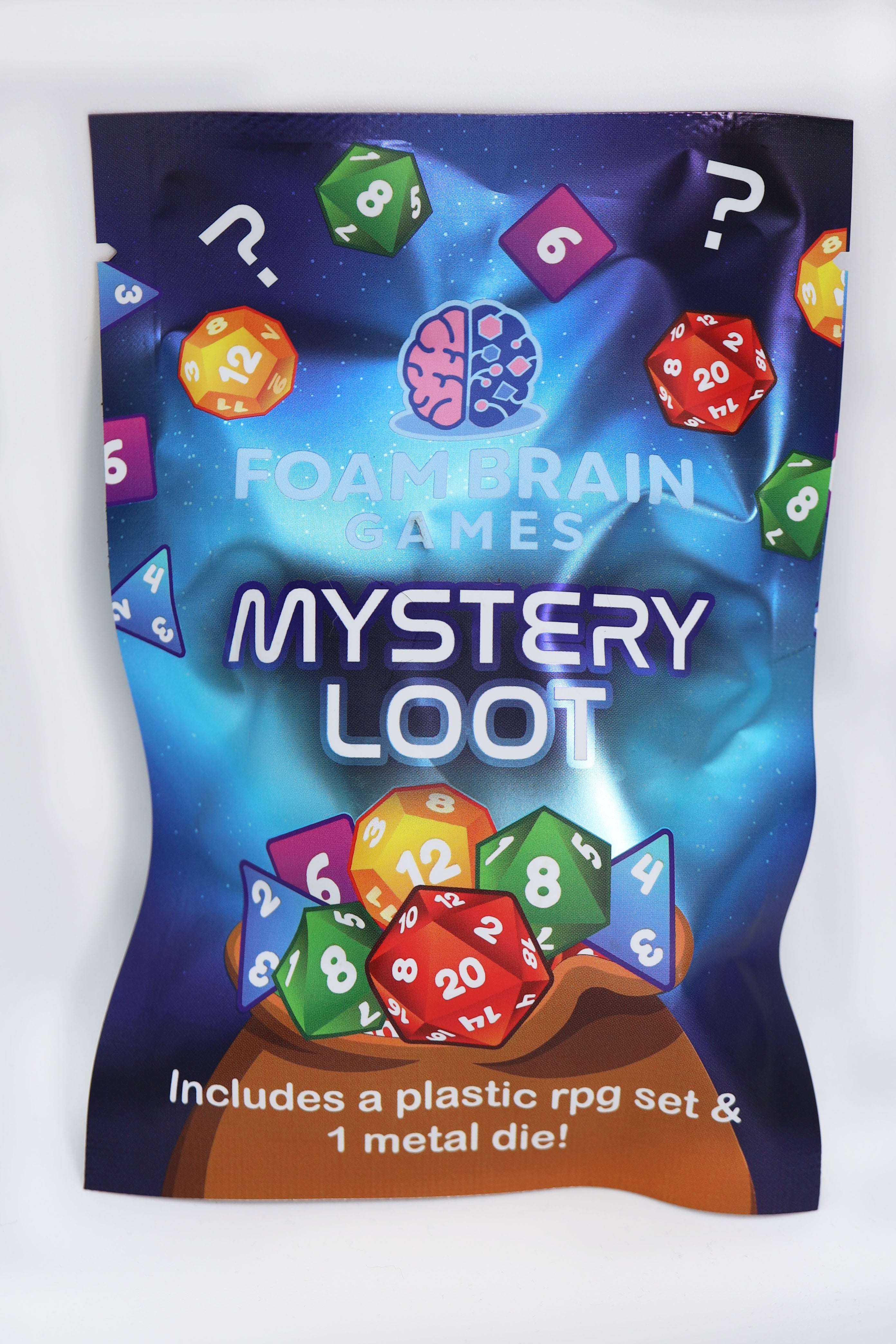 Plastic Mystery Dice (Foam Brain) | Gate City Games LLC