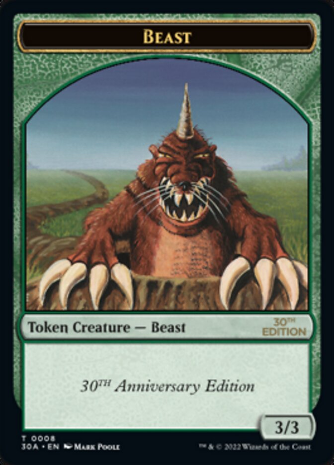 Beast Token [30th Anniversary Tokens] | Gate City Games LLC