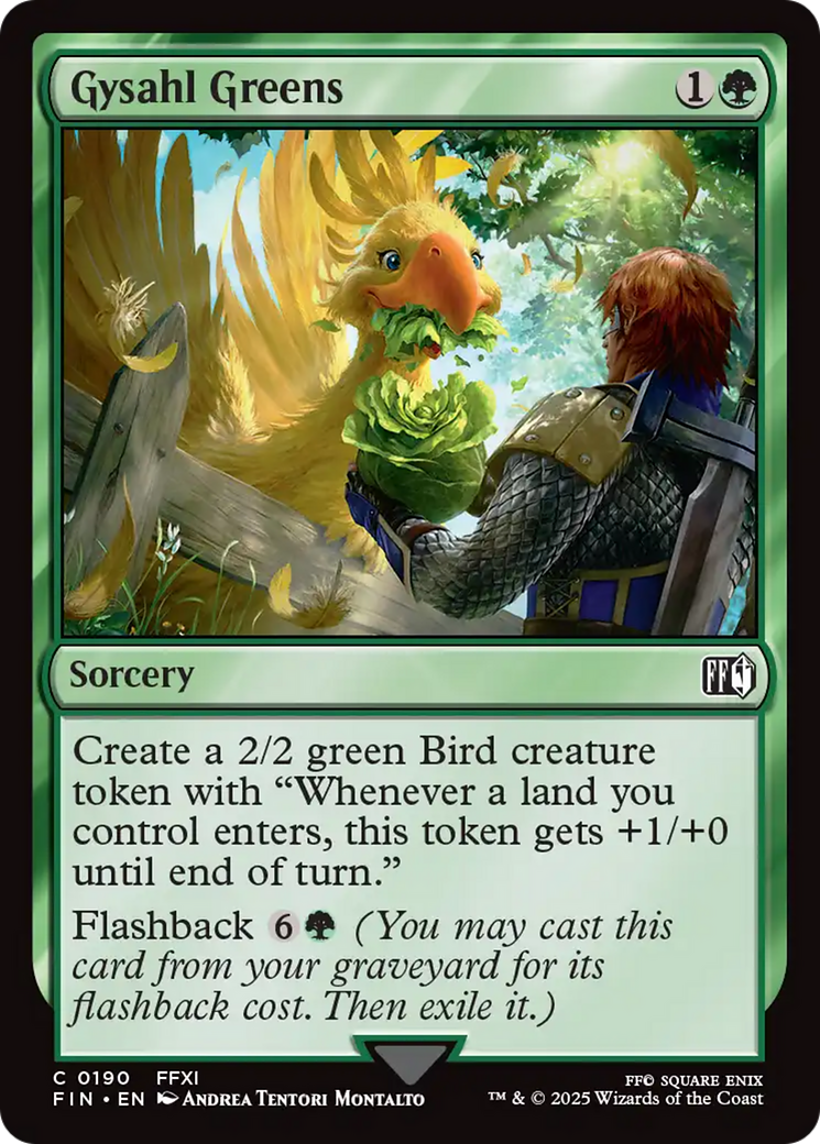 Gysahl Greens [FINAL FANTASY] | Gate City Games LLC