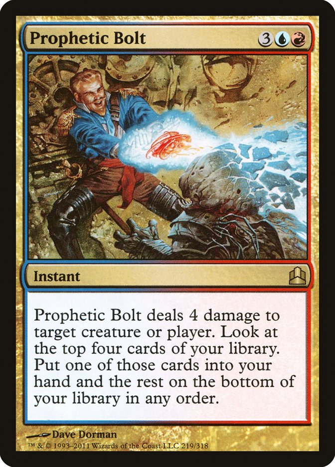 Prophetic Bolt [Commander 2011] | Gate City Games LLC