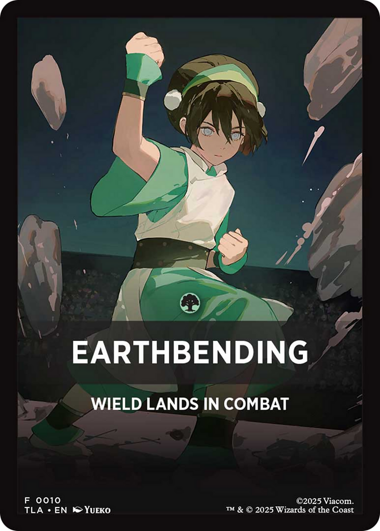 Earthbending Theme Card [Avatar: The Last Airbender] | Gate City Games LLC