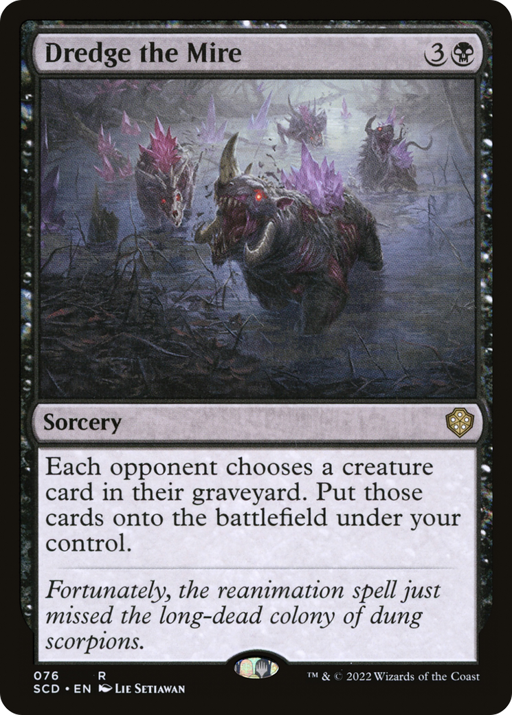 Dredge the Mire [Starter Commander Decks] | Gate City Games LLC