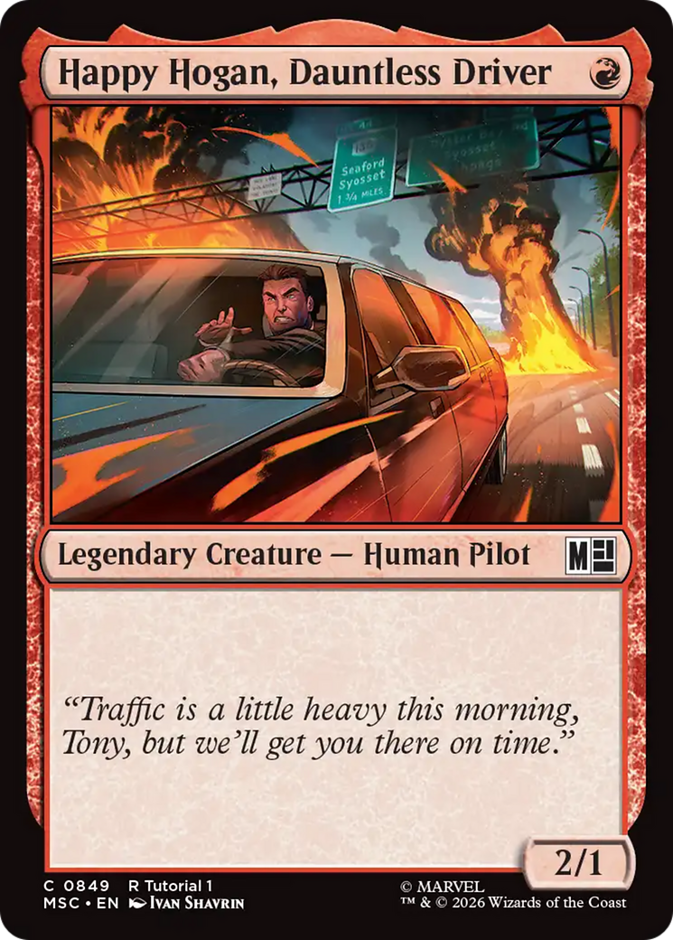 Happy Hogan, Dauntless Driver (0849) [Marvel Super Heroes Commander] | Gate City Games LLC
