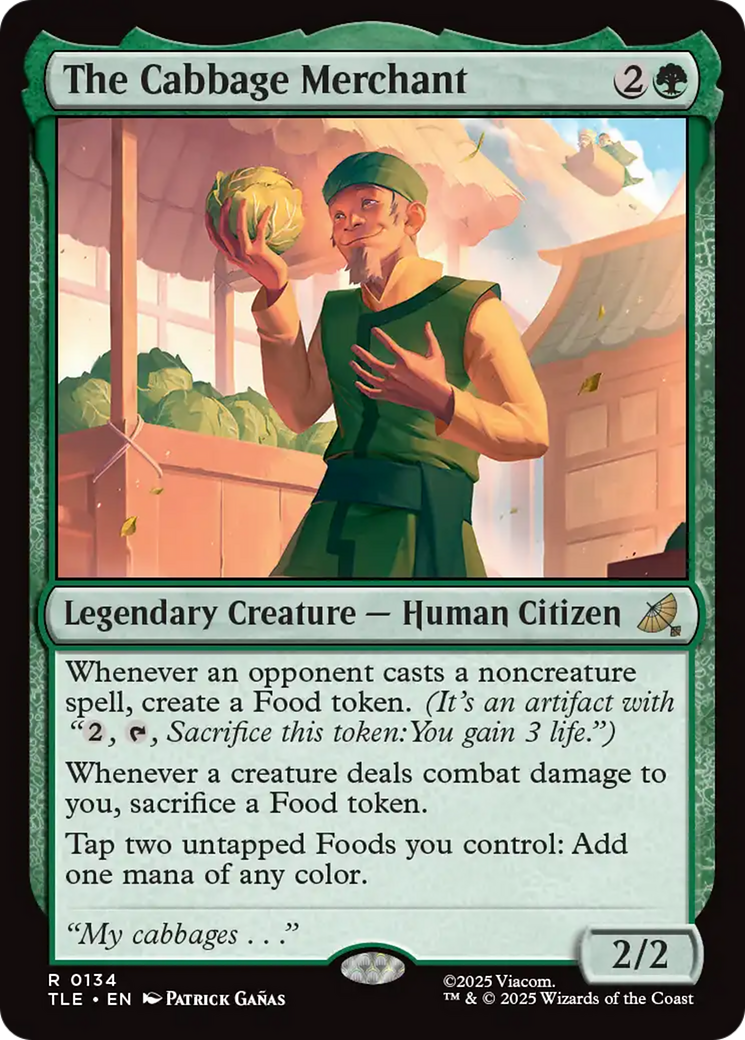 The Cabbage Merchant [Avatar: The Last Airbender: Eternal-Legal] | Gate City Games LLC